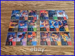 Fleer Marvel Masterpieces Lot 153 Cards Holofoil Subset Power Blast 1994