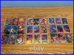 Fleer Marvel Masterpieces Lot 153 Cards Holofoil Subset Power Blast 1994