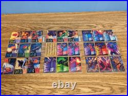 Fleer Marvel Masterpieces Lot 153 Cards Holofoil Subset Power Blast 1994