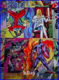 Full Uncut Sheet of Marvel Universe Fleer 1994 Trading Cards