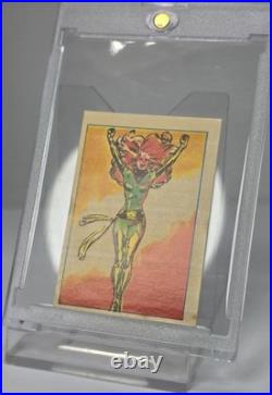 Ghost Rare 1980 Marvel Superheros Phoenix Rookie 1st Rc Xmen Not Terrabusi Ssp