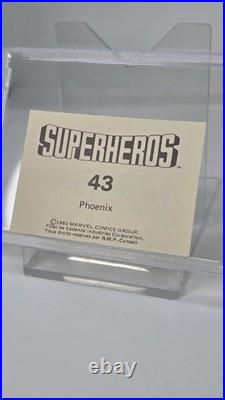 Ghost Rare 1980 Marvel Superheros Phoenix Rookie 1st Rc Xmen Not Terrabusi Ssp