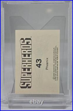 Ghost Rare 1980 Marvel Superheros Phoenix Rookie 1st Rc Xmen Not Terrabusi Ssp