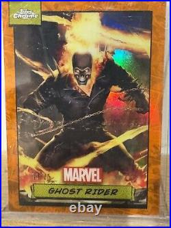 Ghost Rider /25 Orange 2024 Topps Chrome Marvel