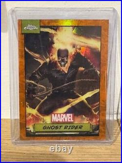 Ghost Rider /25 Orange 2024 Topps Chrome Marvel