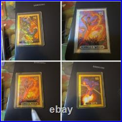 Gold Foil Marvel Masterpiece Cards Iron Man, Hulk, Scarlet Witch And More