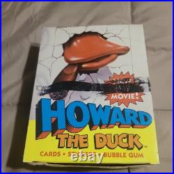 HOWARD THE DUCK Trading Cards Box 36 Wax Packs Topps 1986 Vintage HOWARD THE DUCK Trading Cards Box 36 Wax Packs Topps 1986 Vintage