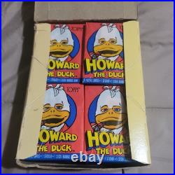 HOWARD THE DUCK Trading Cards Box 36 Wax Packs Topps 1986 Vintage HOWARD THE DUCK Trading Cards Box 36 Wax Packs Topps 1986 Vintage