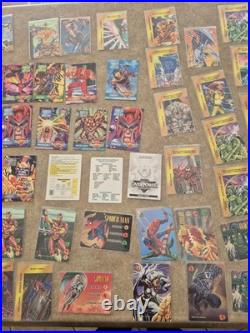 HUGE Marvel OverPower 1995 Card Lot Spider-Man Venom X-Men Vintage CCG