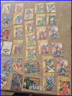 HUGE Marvel OverPower 1995 Card Lot Spider-Man Venom X-Men Vintage CCG
