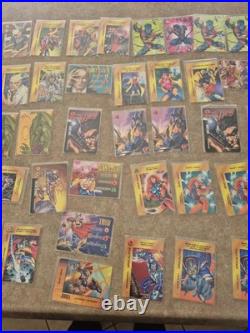 HUGE Marvel OverPower 1995 Card Lot Spider-Man Venom X-Men Vintage CCG