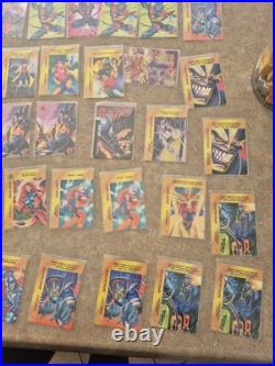 HUGE Marvel OverPower 1995 Card Lot Spider-Man Venom X-Men Vintage CCG