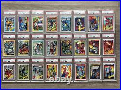 HUGE Marvel Universe PSA Lot 23 Cards (9 PSA 9.0) Punisher Daredevil Spider-Man