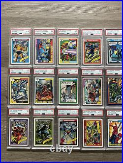HUGE Marvel Universe PSA Lot 23 Cards (9 PSA 9.0) Punisher Daredevil Spider-Man