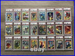HUGE Marvel Universe PSA Lot 23 Cards (9 PSA 9.0) Punisher Daredevil Spider-Man