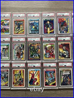 HUGE Marvel Universe PSA Lot 23 Cards (9 PSA 9.0) Punisher Daredevil Spider-Man