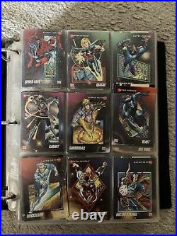 HUGE Marvel Universe Super Heroes Comics 1992 Impel Trading Cards Set Lot