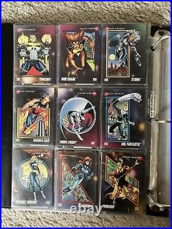 HUGE Marvel Universe Super Heroes Comics 1992 Impel Trading Cards Set Lot