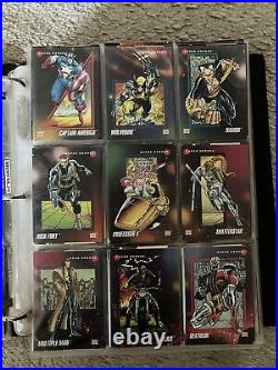 HUGE Marvel Universe Super Heroes Comics 1992 Impel Trading Cards Set Lot