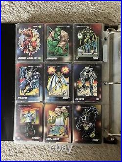 HUGE Marvel Universe Super Heroes Comics 1992 Impel Trading Cards Set Lot