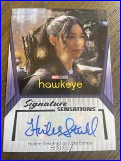 Hailee Steinfeld as Kate Bishop 2024 UD Marvel Studios Signature Sensations