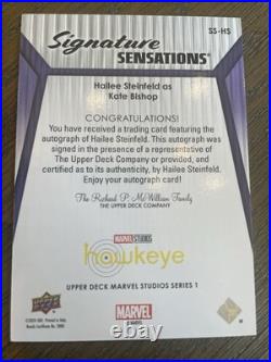 Hailee Steinfeld as Kate Bishop 2024 UD Marvel Studios Signature Sensations