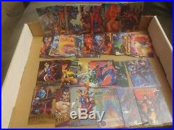 Huge Lot 1636 Marvel Trading Cards 90s X-Men Flair Fleer Ultra Impel Skybox