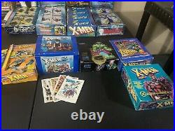 Huge Lot Marvel Trading Cards, Boxes, And More