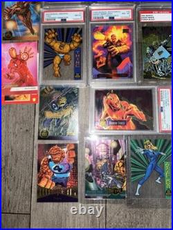 Huge Marvel cards Lot PSA CGC SGC BGS Graded Slabs Bonus Comic Trading Cards