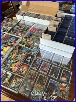 Huge Massive Marvel Trading Card Collection Lot Vintage 1991, 1992, 1993, 1994