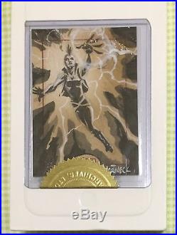 INCENTIVE SKETCH CARD STORM by Warren Martineck, 2012 Marvel Bronze Age, Rare