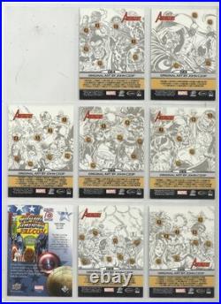 INVENTORY SALE! Marvel Comics From Various Sets LOT OF 57 Chase Cards