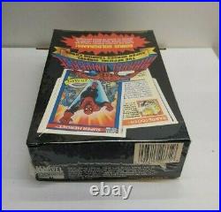 Impel 1990 Marvel Universe Trading Cards Series 1 Factory Sealed Box 36 packs