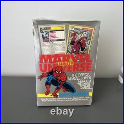 Impel Marvel Universe Series II Trading Card Box 1991 Spider-Man Bonus Holograms