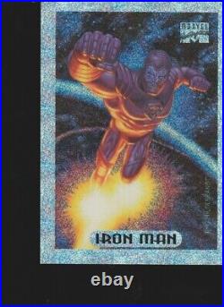 Iron Man 5 of 10 Marvel Masterpiece 1994 Holo Trading Card TCG