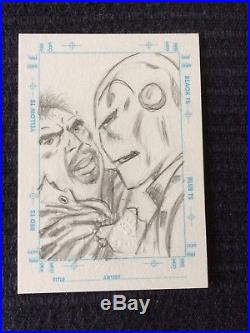 Ironman Marvel Silver Age Sketch card sketchagraph George Tuska original art