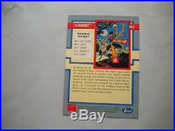 Jim Lee Signed X-Men Impel Series 1 RARE GAMBIT HOLOGRAM Card Marvel Comics 1992