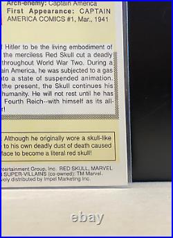 Key RED SKULL #81 Marvel Comics IMPEL Grail Trading Card 1990 Series 1