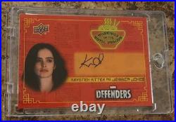 Krysten Ritter Jessica Jones autograph card UD Defenders auto Marvel