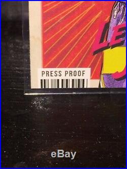 Lebron James Press Proof Gold Marvel No 19. Get The King Graded First Marvel
