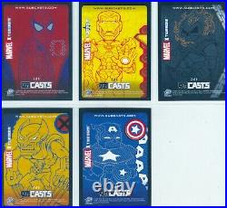 Lot of (100) 2007 Upper Deck Marvel Masterpieces 5 Card Subcasts Insert Set