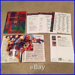 Lot of 5 Marvel X-men Sell Sheet Folders 1994 1995 Masterpieces Universe Sets
