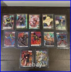 Lot of 89 Cards Upper Deck Marvel Platinum-Numbered, Variant, Wave, Surge, More
