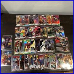 Lot of 89 Cards Upper Deck Marvel Platinum-Numbered, Variant, Wave, Surge, More