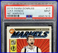 Luka Doncic 2019-20 Donruss Net Marvels #17 Dallas Mavericks Mint PSA 9