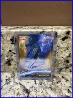 M19 2025 Topps Chrome Marvel Bullseye Auto /50 Gold #AA-WB