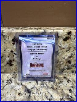 M19 2025 Topps Chrome Marvel Bullseye Auto /50 Gold #AA-WB
