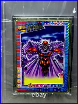 MAGNETO PSA GRADED POP 1? 1996 Marvel Metallic Impressions X-Men THICK SLAB