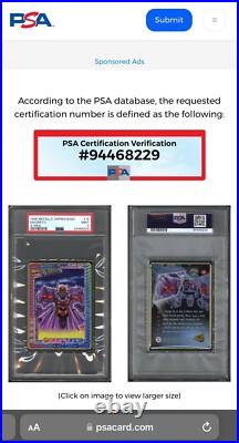 MAGNETO PSA GRADED POP 1? 1996 Marvel Metallic Impressions X-Men THICK SLAB