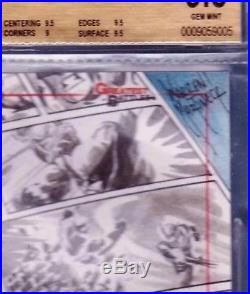 MARVEL GREATEST BATTLES Warren Martineck 5x7 Wolverine vs Sabertooth Sketch Card